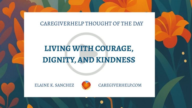 A Man With Dementia Chooses to Live With Courage, Dignity, and Kindness